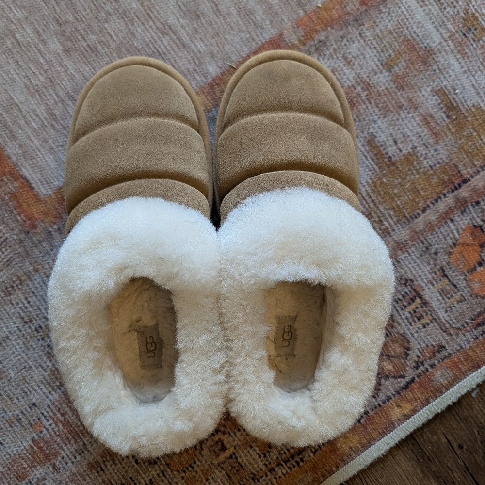 Women's UGG Tazzlita Platform Slippers Chestnut